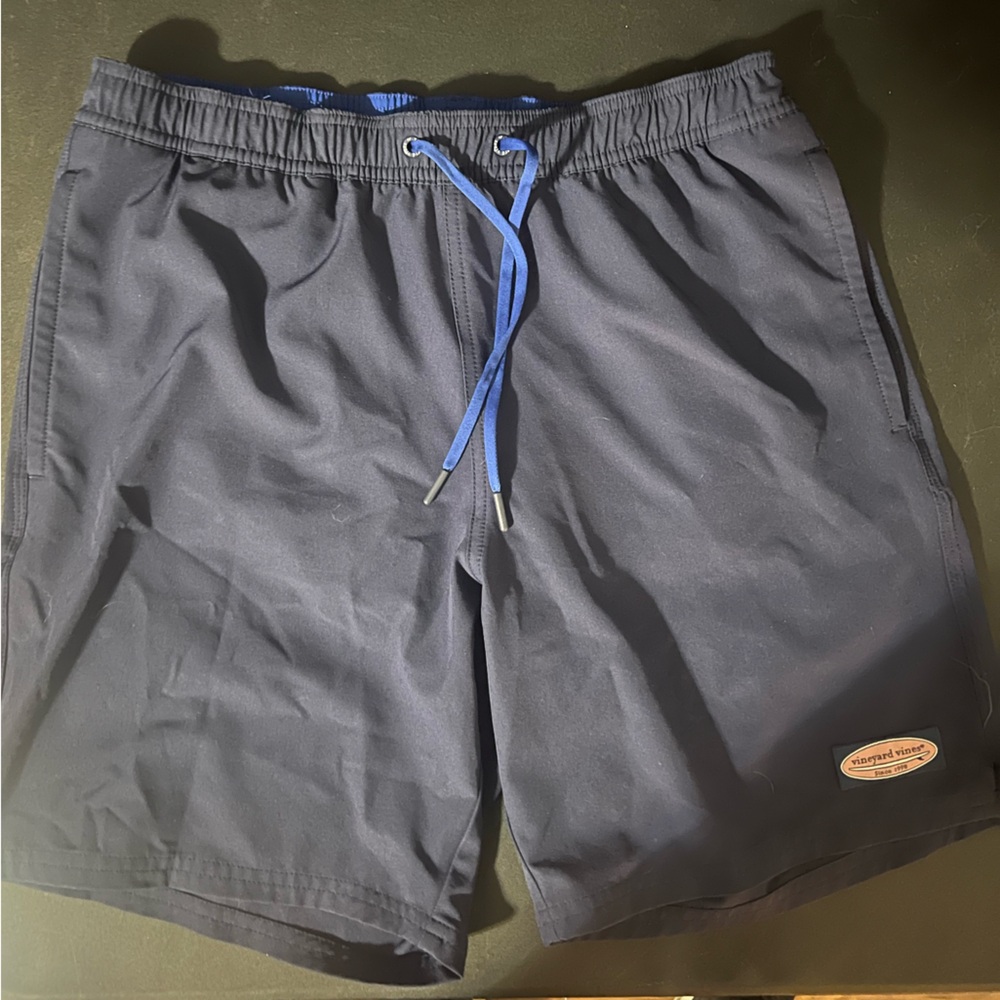 Vineyard Vines Navy Chappy 7” Swim Trunk